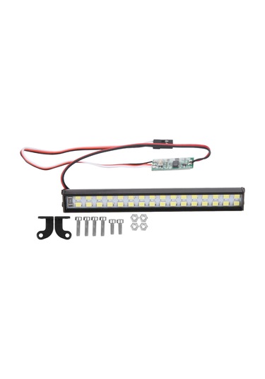 Geekyou Rc Tırmanıcı Araçları İçin Evrensel Çift Satırlı 32 Led Farı - Uzaktan Kumanda Ve Manuel Kontrol - Sürekli/flash/nefes Modları - 100mm Uzunluk