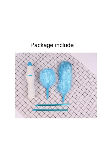 Createtech Yys-oı Toz Temizleme Süpürge Pencere Panjur Mobilya Kitaplık Fırçası Fırçası Elektrikli Bahar Ayarlanabilir Aracı Rb