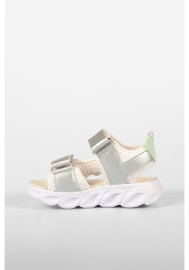 Vicco Hilda Kız Çocuk Işıklı Sandalet Beyaz