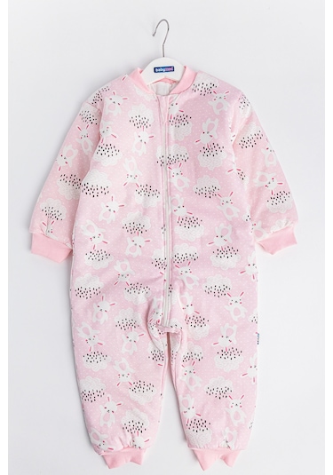 Tavşan Desenli Kız Çocuk Uyku Tulumu