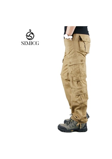 Erkekler İçin 3d Outdoor Sekiz Cepli Tulum Haki