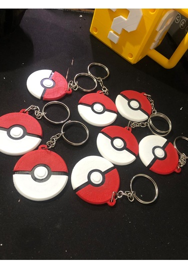 Pokemon Anahtarlık 3d Baskı 1 Adet