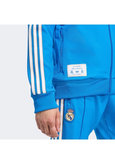 Adidas Real Madrid Fc Icon Tt Erkek Mavi Sweatshirt Jn3058 Mavi