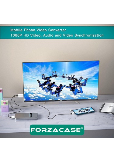 Type-c Micro Usb To Hdmı Dönüştürücü 1080p Görüntü Aktarıcı Fc975