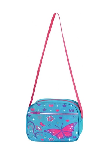 Waddell Çanta Mavi/Pembe Kelebek İlkokul Çantası - Waddell Bag Kı