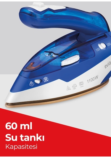 Evia Holiday EA-4603 1100 W Seyahat Ütüsü