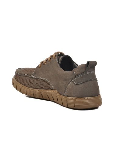 Gri Nubuk Hakiki Deri Erkek Casual Ayakkabı 995-1 M Gri Gri Nubuk Hakiki Deri Erkek Casual Ayakkabı 995-1 M Gri