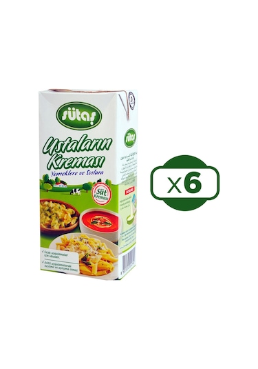 Sütaş Ustaların Kreması 6 x 1 L