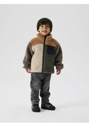 Name It Nmmmonico Teddy Unisex Çocuk Ceket 13243916 Çok Renkli