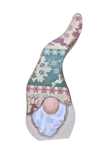 Gnome, Burnuk, Sakallı Kafadar Geyikler Ahşap Dekor