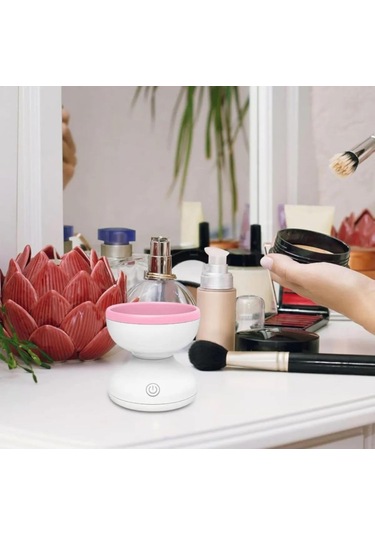 Otomatik Makyaj Fırçası Temizleyici - Hızlı Ve Kolay