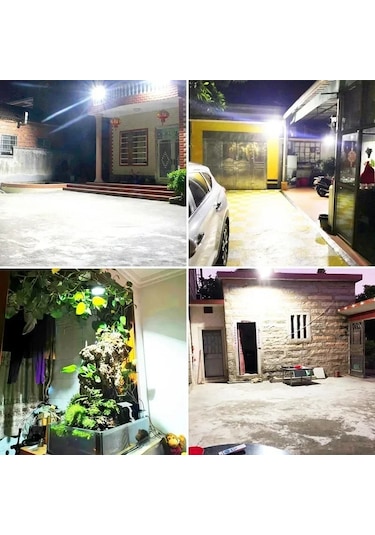 Monozone Led Lamba Sensörlü Su Geçirmez Güneş Enerjili 3 Modlu