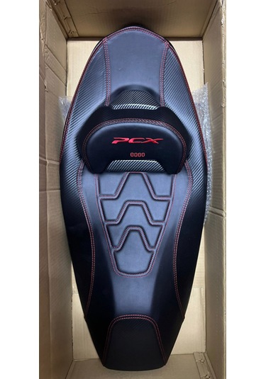 Honda Pcx 2021-2025 Model Spor Bel Destekli Kırmızı Koltuk Sele