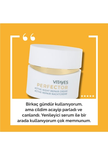 Vitayes Perfector  Canlandırıcı Gündüz Kremi SPF15 2 x 50 ML