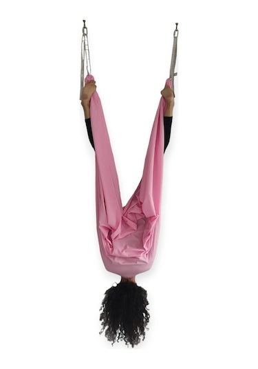 Naturecamp Nadi Pembe Yoga Hamak Seti