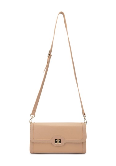 Tamer Tanca Kadın Vegan Nude Omuz Çanta 600 6204 Bn Cnt Sk24-25 Nude Cvl Nude Ten