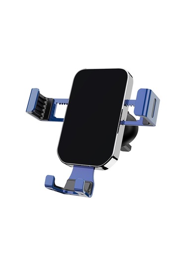 Cbtx Yc12 Evrensel Dönebilen Araba Hava Çıkışı Dağı Yerçekimi Telefon Tutucu Metal Braket - Mavi