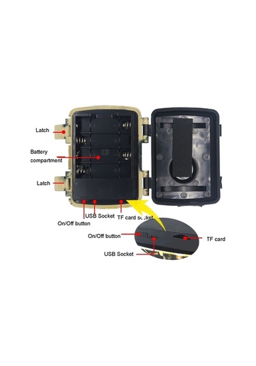 Prestigegoods Pr600c 20mp 1080p Kızılötesi Açık Hava Avcılık Kamerası 38 Ir Işık Çok Renkli