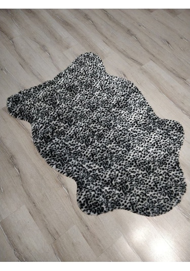 Doğuş Siyah Leopar Post Halı 100x150 Cm