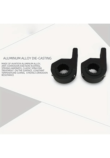 Xuweiwei 2pcs 8mm Alüminyum Alaşım Tutamak Braket 6mm 8mm 10mm Yardımcı Sürüş Işığı Bağlantı Braketi