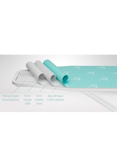 Altabi Gaz El La Ütü Masası Squad Ütü Masası Yeşil