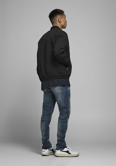 Jack & Jones Fermuarlı Bomber Ceket 12165203 Black Siyah