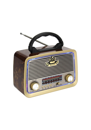 Rt-301 Bluetoothlu Fenerli Nostaljik Radyo. Radyolu Müzik Kutusu