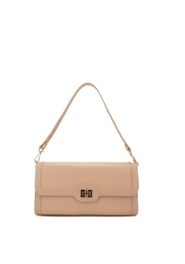 Tamer Tanca Kadın Vegan Nude Omuz Çanta 600 6204 Bn Cnt Sk24-25 Nude Cvl Nude Ten
