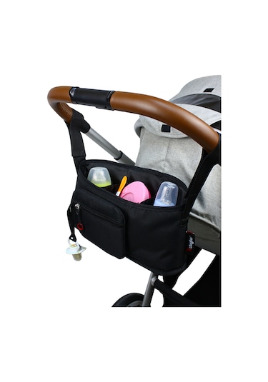 Stylo Trip Stroller Bebek Arabası Düzenleyici Çanta Siyah
