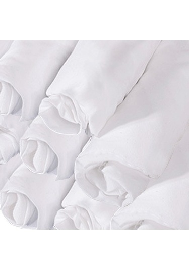 Ganzhoushop Yüz Suntek Masası Masaj Kapakları Beyaz Renkli 12 Adet