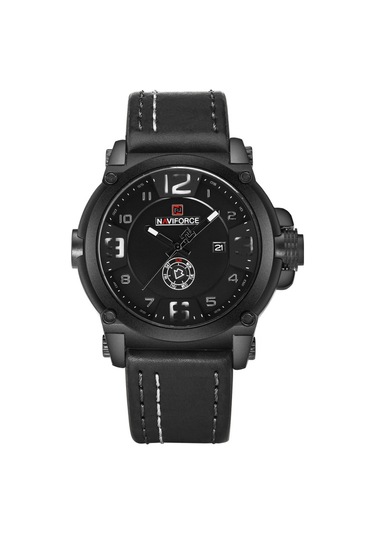 Erkek Saat Kuvars Hareketi Tarih Hafta Göstergesi İş Rahat Kol Saati Beyaz Diğer