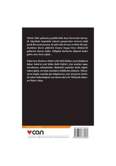 Bakü Defteri - Bahar Aslan - Can Yayınları