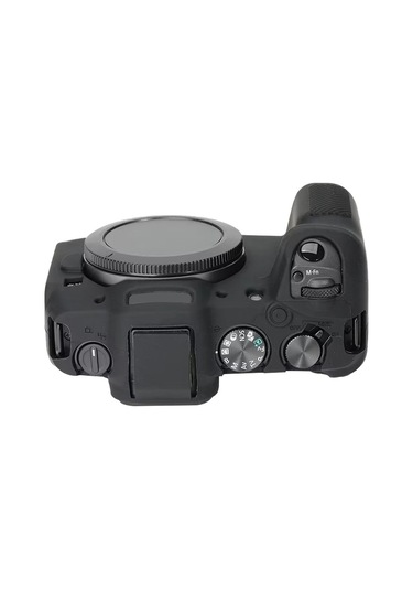 Sones Canon Eos R8 Yumuşak Silikon Koruyucu Kılıf Uyumlu Siyah