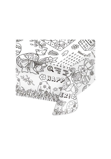 Suntek Paskalya Doodle Masa Örtüsü Malzemeleri Oyun Etkinliği
