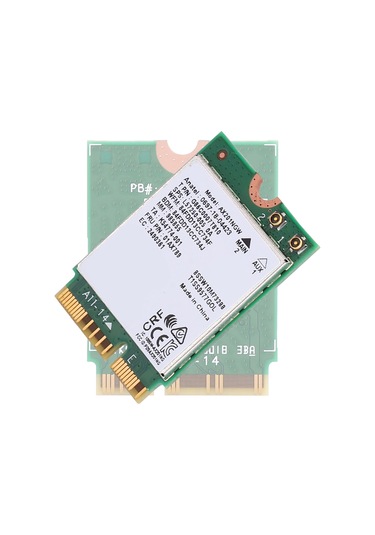 Yuntech01 Ax201ngw M.2 Cnvio2 Ağ Kartı, Wifi6 2.4 Gbps, Bluetooth 5.0, 2.4/5 Ghz Çift Bant, Sadece Windows 10 X64