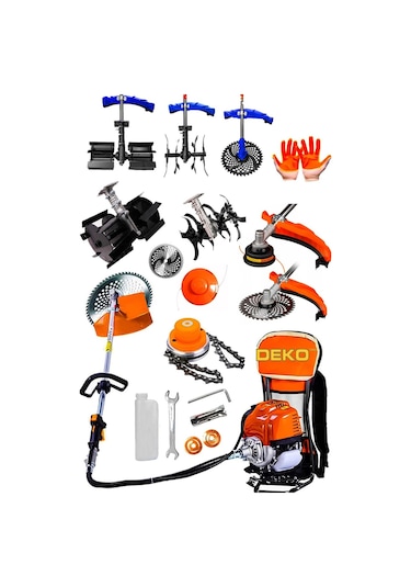 Deko DYN20X1 Sırt Tipi Tırpan + Toprak Çapa Ve Eşeleme Seti 2 Adet