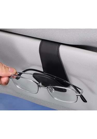 Niandahoome Araç İçin Güneşlik Kıskağı Mengeneli Gözlük Askısı 176042722 Siyah