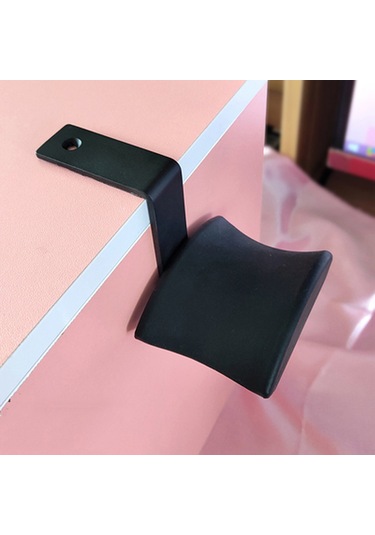 Fosenze Metal Ve Silikon Kulaklık Asıcı: Z Tipi, Kolay Kurulum, Ekran Engelleme Yok, Masayı Düzenli Tutar - Siyah