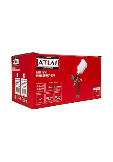 Attlas Ath 125g 05 Üstten Depolu Havalı Boya Tabancası