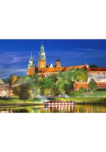 Castorland 1000 Parça Puzzle Wawel Castle By Night. Poland