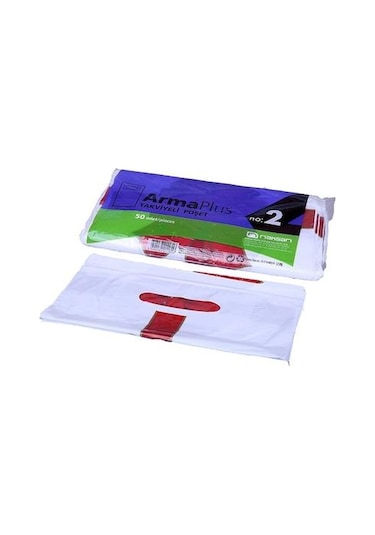 Takviyeli Poşet Renkli No 2 26X38 50'Li