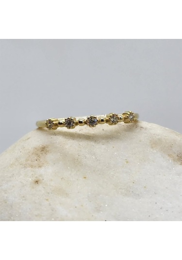 Beş Taş 0,45Ct Pırlanta Montörü Evlilik Alyansı-Pırlanta(Signity 552950240