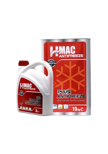 H-Mac Organik Kırmızı Antifriz -40 Derece 15 Kg