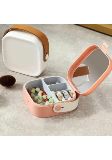 Aynalı Makyaj Kutusu Çanta Boy