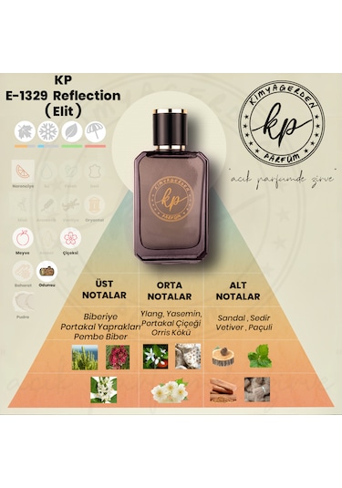 Kimyagerden E-1329 Erkek Parfüm Edp 50 Ml Baharat - Odunsu