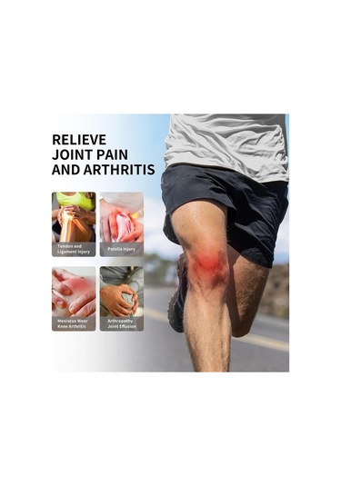 Conventions1 Patella Jel Pedli Ve Yan Stabilizatörlü İnce Dizlik Siyah