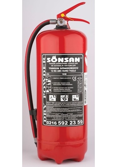 Sönsan Abc Tozlu Yangın Söndürme Cihazı 12 KG