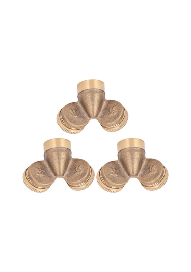 Shineyee 3 Adet Bakır Tarım Sulama Spreyi, G1/2 Dn15 Teli, 2 Başlı Yüksek Basınçlı, Atomizasyon Etkili, Bahçe Zirai Sulama İçin