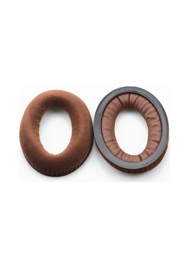 Sennheiser Hd515 / Hd555 / Hd595 / Hd598 / Hd558 / Pc360 Flanel Kulaklık Yastık Kılıfı Kulaklıklar Ton Ayarlama Pamuklu Yedek Kulak Yastıkları Kahverengi