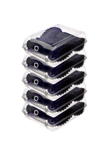 Şeffaf Ayakkabı Saklama Kutusu 5'Li Bot Kutusu Gnd